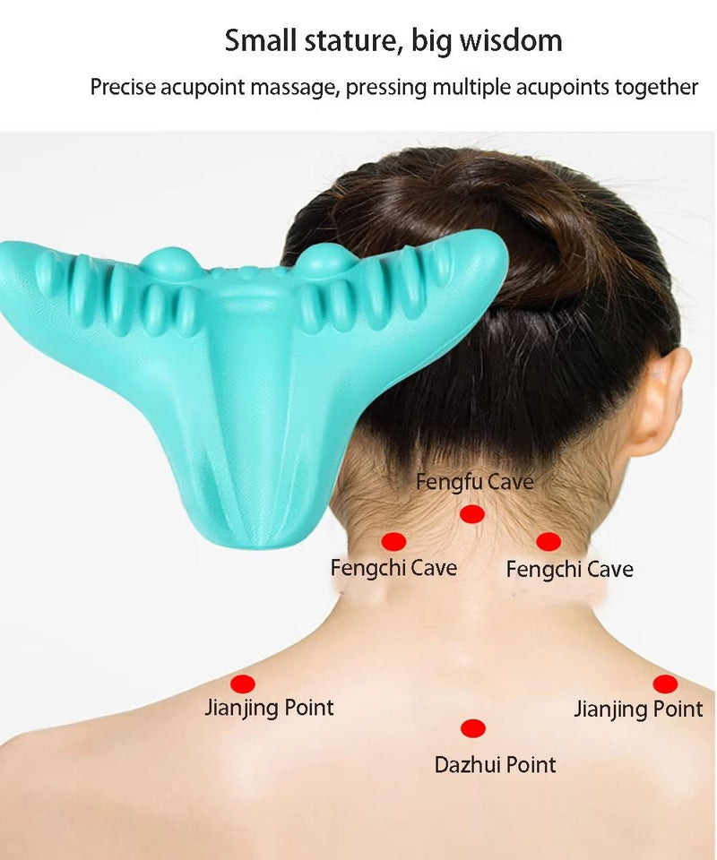 Neck Hump Corrector Neck Massage Pillow Correction Artifact Sleeping Special Neck Relaxer Support Traction
