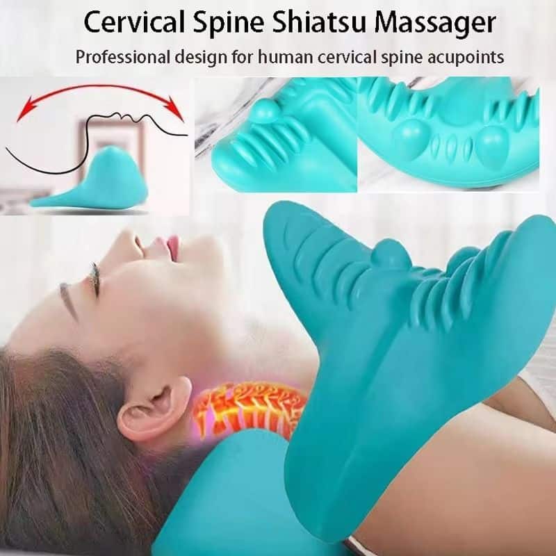 Neck Hump Corrector Neck Massage Pillow Correction Artifact Sleeping Special Neck Relaxer Support Traction